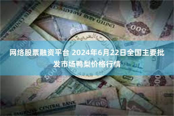 网络股票融资平台 2024年6月22日全国主要批发市场鸭梨价格行情